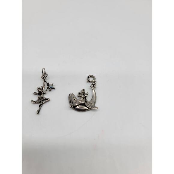 Lot of 2 Fairy Charms Pendant Bracelet Jewelry Fashion Accessories - Picture 3 of 5